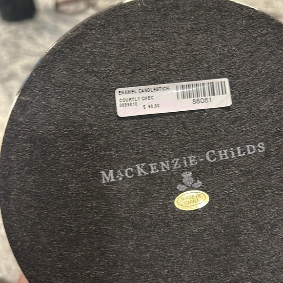 Mackenzie Childs Candlestick Holder - Picture 3 of 3